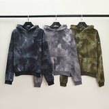 Fog Essentials Hoodie Autumn and Winter Fog Washed Distressed Tie-Dye Series Hooded Sweater