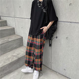 Harajuku Clothing Men Classic Retro Pants Straight Leg Pan Summer Retro Casual Pants Men and Women Straight Pants Trousers