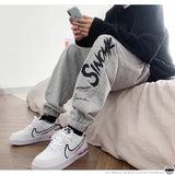 Men Pants Smiley Face Printing