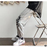 Men Pants Smiley Face Printing