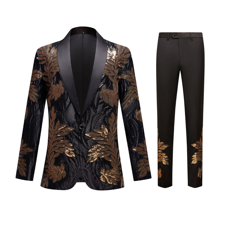Mens Prom Suits Two-Piece Set