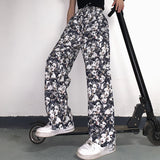 Harajuku Clothing Men Classic Retro Pants Straight Leg Pan Summer Retro Casual Pants Men's Trousers