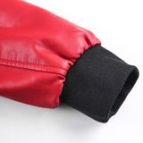 Two Tone Leather Jacket Winter Men's Motorcycle Leather Coat Men's Jacket Leather Coat