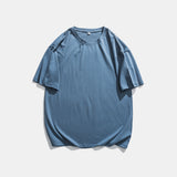 Men T Shirt Summer Casual Tops Men's Clothes Summer Wear Vintage Men's round Neck Short Sleeve Casual Loose Solid Color Undershirt