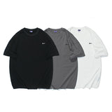 Men T Shirt Summer Casual Tops Men's Clothes Summer Wear Vintage Men's round Neck Short Sleeve Casual Loose Letter Embroidery T-shirt