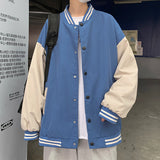 Varsity Jacket For Men Baseball Jackets Baseball Uniform Jacket Coat Loose