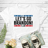 Let's Go Brandon T Shirt Men's and Women's Short-Sleeved T-shirt Short-Sleeved Top