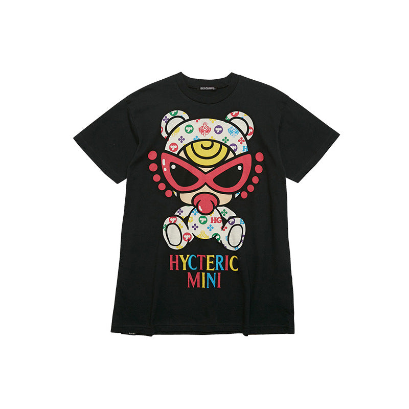 A Ape Print for Kids T Shirt Printed Children's Short Sleeve Boys and Girls Teddy T-shirt