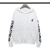Autumn And Winter Graffiti Arrow Print Long Sleeve Hooded Sweater