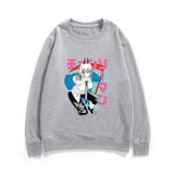 Chainsaw Man Hoodie Pava Anime Fleece Capless round Neck