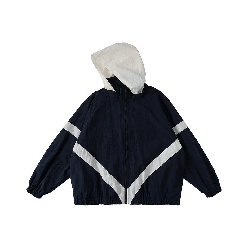 Kanye Bomber Jacket Waterproof Retro Patchwork