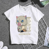 Demon Slayer Tshirt Men's Classic Shirts Anime Character Costume Summer Anime Men's Short Sleeve T-shirt