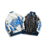 Varsity Jacket For Men Baseball Jackets Men's Baseball Uniforms Stitching Letter Print Jacket