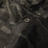 Men Shacket Long Sleeve Autumn Shirt Autumn Loose Fashion Youth Camouflage Casual Shirt