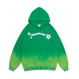 Men Fall Outfits Love Heart Embroidered Hoodie Loose Couple's Tops