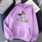 My Melody Hoodie Hoodie Harajuku Cartoon Character Clow M Loose Printed Men's Sweater