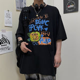 Harajuku Clothing Men's Tshirt Classic Shirts Vintage Loose Short Sleeved T-shirt Sleeve