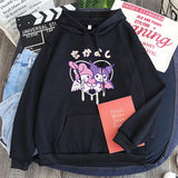 Kuromi Hoodie Goth Clow M Harajuku Style Loose Sweater Women's Long-Sleeved Top