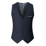 Mens Dress Vests Business Waistcoat Trendy Leisure Wallet Men's Autumn Vest Men