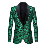 Mens Prom Suits Green Velvet Sequins