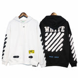 Autumn And Winter Splash-Ink Paint Speed Bump Hooded Sweater For Men And Women