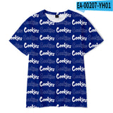 Cookies Shirt Cookies 3D Printed Fashion Casual Short Sleeve T-shirt