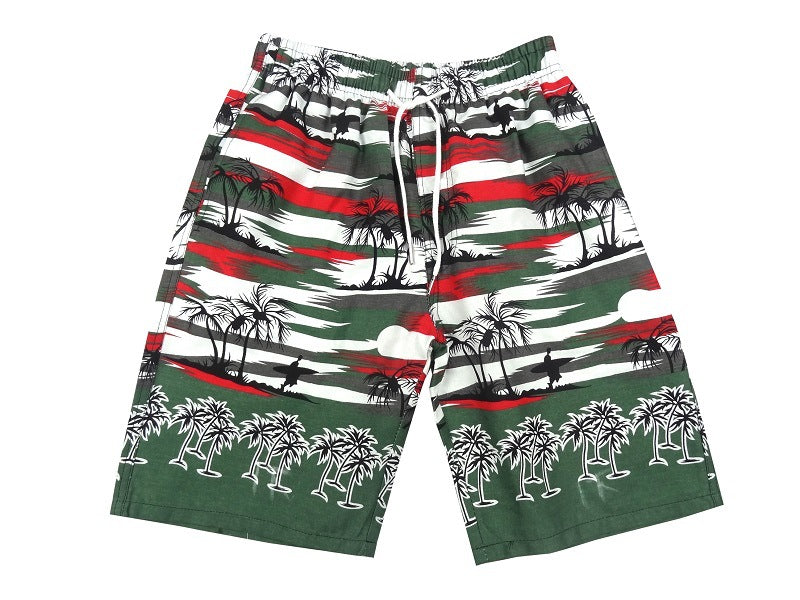 Men Summer Shorts Casual Loose Pants Summer Men's off-Season Beach Pants Loose Comfortable Shorts Men