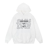 Men Fall Outfits Spring and Autumn Pullover Hoodie Oversize Coat