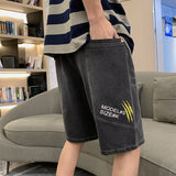 Men Jean Shorts Large Size Denim Shorts Men's Jeans Korean Style Youth Casual Shorts
