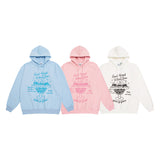 Mens Fall Outfits Cute Bear Printed Long Sleeve Hooded Sweater Loose