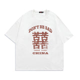 2022 Summer man t shirt Text Printed Short Sleeve