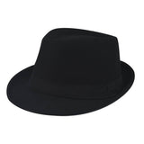 Fedora Hat Autumn and Winter Woolen Thick Parent-Child Billycock Fedora Hat Fashion British Style Felt Cap