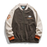Varsity Jacket For Men Baseball Jackets Casual Patchwork Letters Embroidered Printed Men's Baseball Uniforms