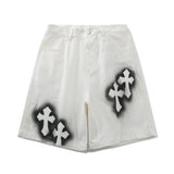 Men Jean Shorts Denim Shorts Men Fashion Brands Loose Straight Shorts Summer Bermuda Shorts