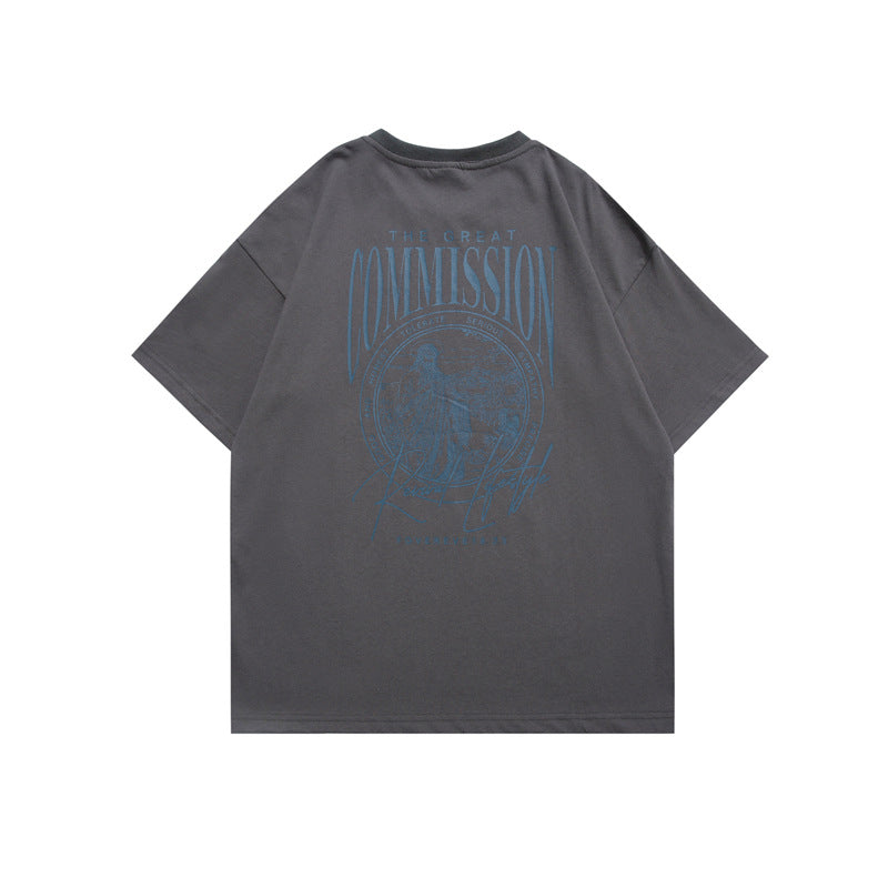 2022 Summer Man T Shirt Creative Printing Leisure