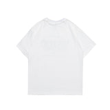 Men T Shirt Summer Casual Tops Men's Clothes Summer Wear Retro Short Sleeve American Casual Loose Letter Print T-shirt