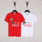 A Ape Print T Shirt Summer Cartoon Anime Print Plus Size Loose Short Sleeve T-shirt