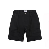 Men Jean Shorts Ripped Denim Shorts Men's Summer Loose Straight High Street Fashion Brand Bermuda Shorts