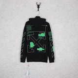 Autumn And Winter Three-Dimensional Geometric Pattern Round Neck Hooded Sweater