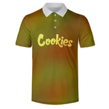 Cookies Shirt 3D Digital Printing Lapel T-shirt