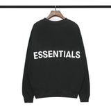Fog Fear of God Sweatshirt Letter Men's and Women's round Neck Loose Sweatshirt Bottoming Shirt