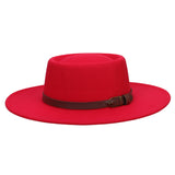 Cam Newton Hats British Elegance round Ring Top Hat Men Women Flat Top Woolen Top Hat