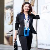 Women Pants Suit Uniform Designs Formal Style Office Lady Bussiness Attire Fashion Tailored Suit Work Clothes Slim Fit Slimming
