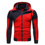 Gyms Fitness Mens Sports Hoodie Bodybuilding Workout Jogging Men′s Athletic Sweatshirts Fall Winter Men Casual Color Stitching Hoodie Fleece-Lined Men's Jacket
