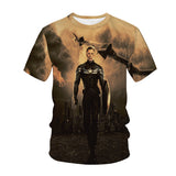 Captain America T Shirt 3D Digital Printing Men's Casual Short-Sleeved T-shirt