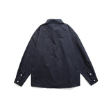 Men Shacket Long Sleeve Autumn Shirt Casual Shirt Loose Long Sleeve Lapel Shirt for Men