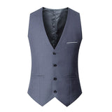 Mens Dress Vests Business Waistcoat Trendy Leisure Wallet Men's Autumn Vest Men