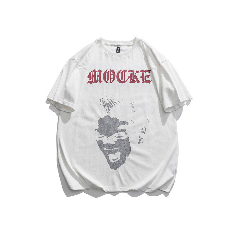 2022 Summer man t shirt Character Printed T-shirt