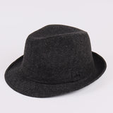 Fedora Hat Autumn and Winter Thickened Hat Woolen Top Hat Hat for the Elderly