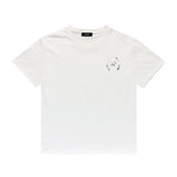 Amiri T Shirt Bone Letter Print Casual Round Neck